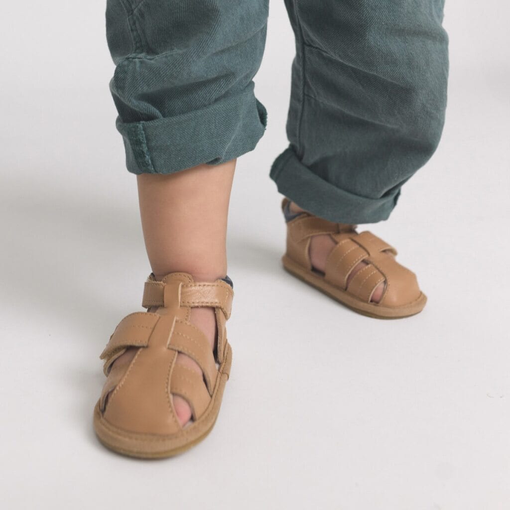 Pretty Brave Baby Shoes Levi Tan Sandal