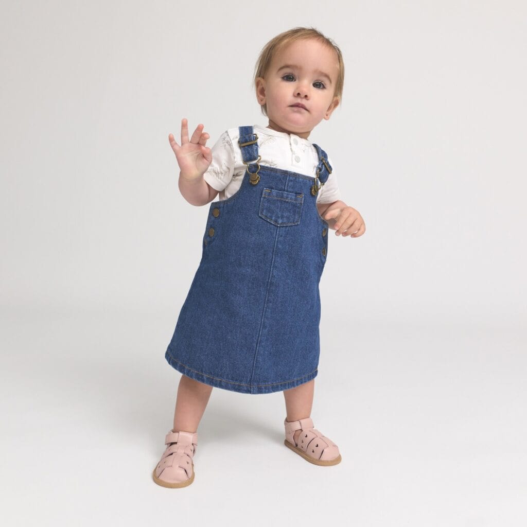 Pretty Brave Baby Shoes Maya Blush Sandal