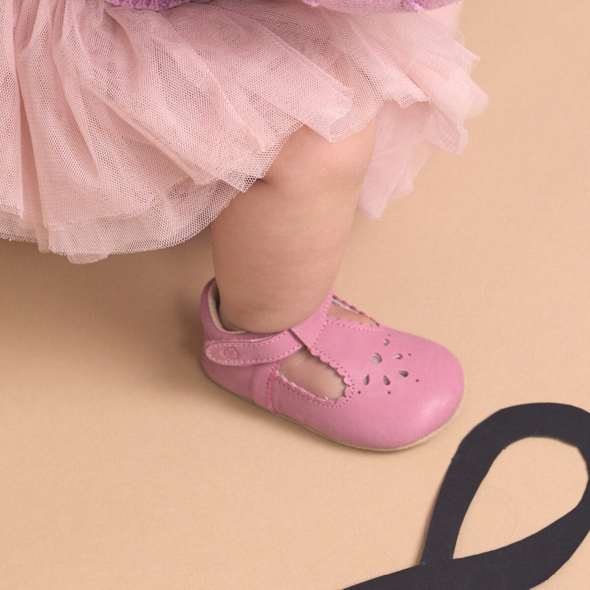 Pretty Brave Baby Shoes MORGAN Berry T-Bar