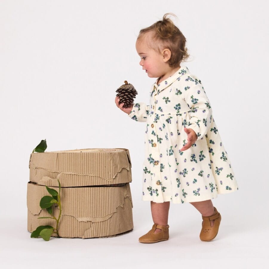 Pretty Brave Baby Shoes Morgan T-Bar in Tan
