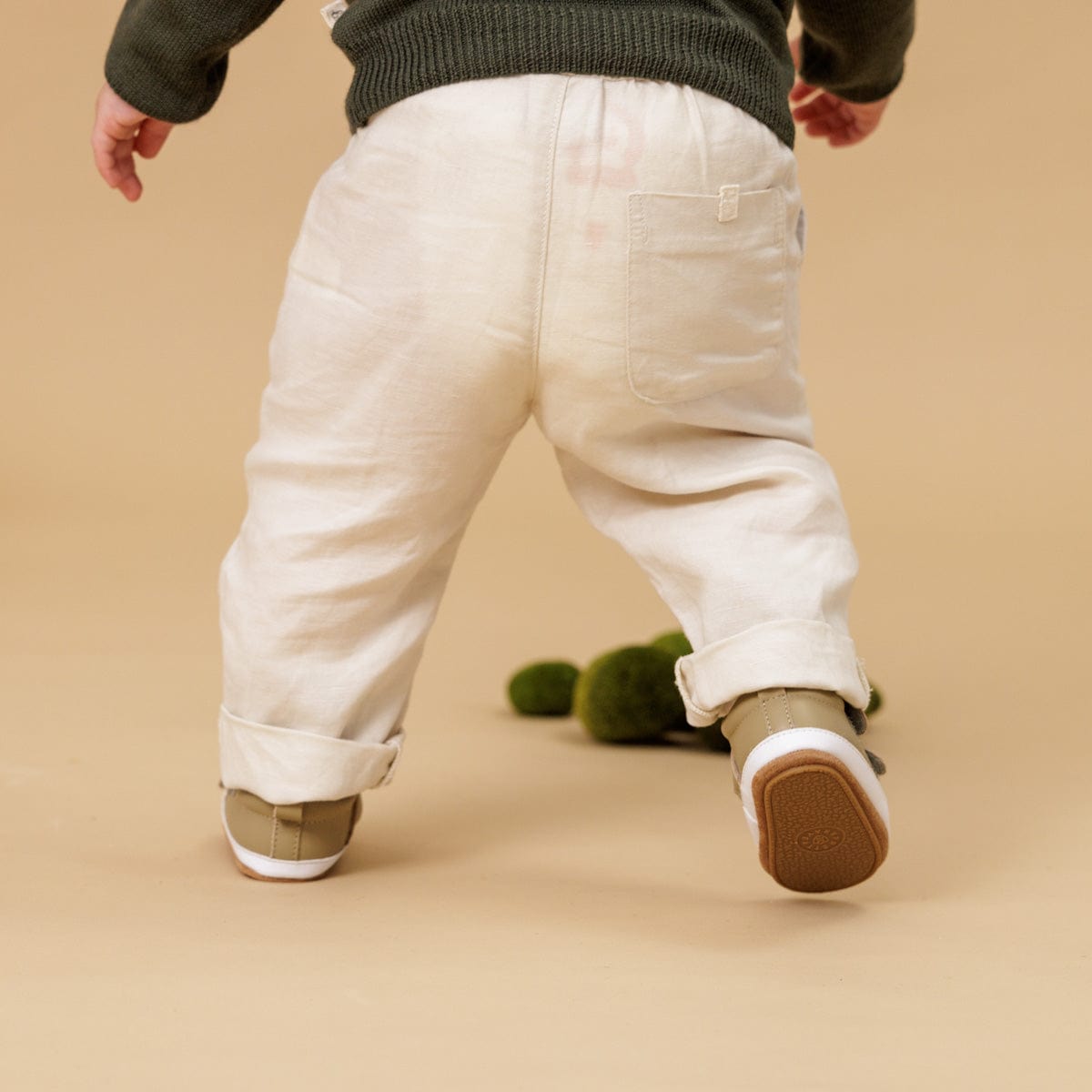Pretty Brave Baby Shoes Scout in Sage