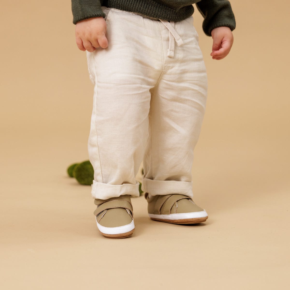 Pretty Brave Baby Shoes Scout in Sage