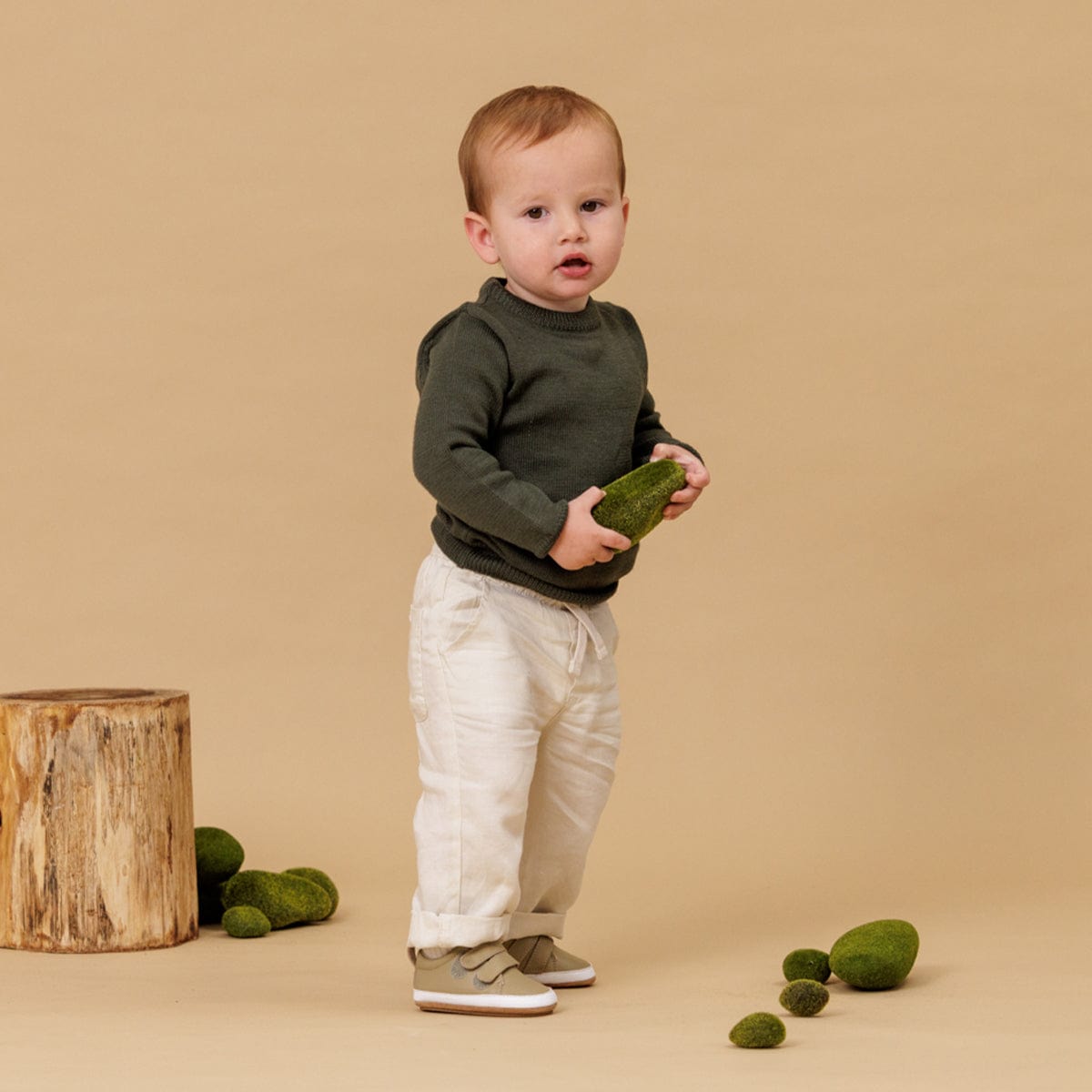 Pretty Brave Baby Shoes Scout in Sage