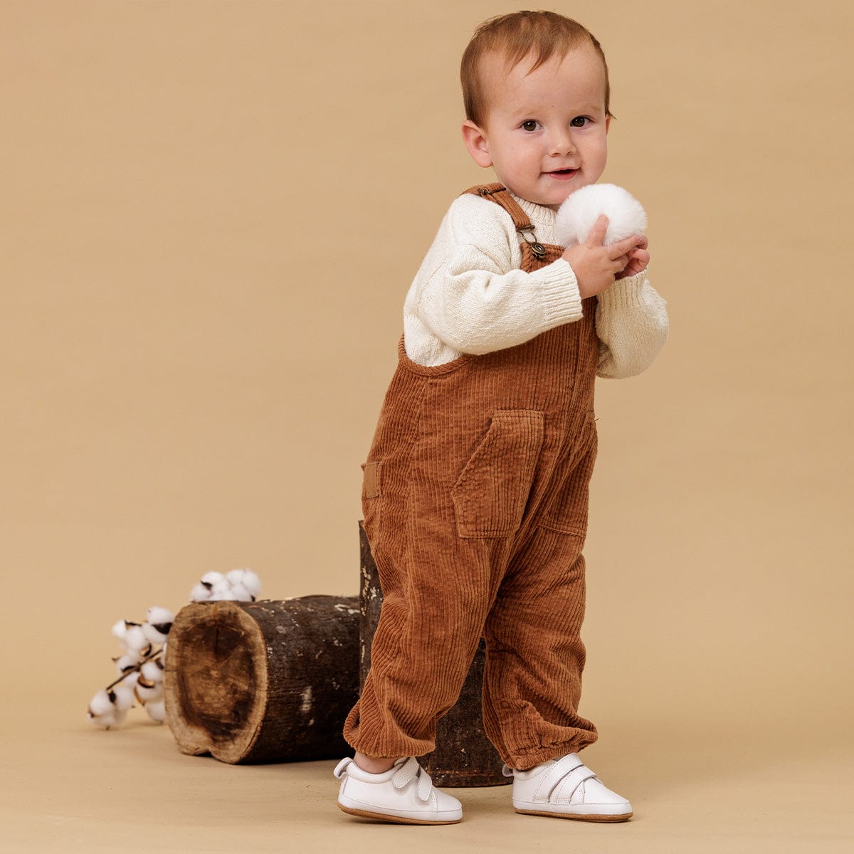 Pretty Brave Baby Shoes Scout in White