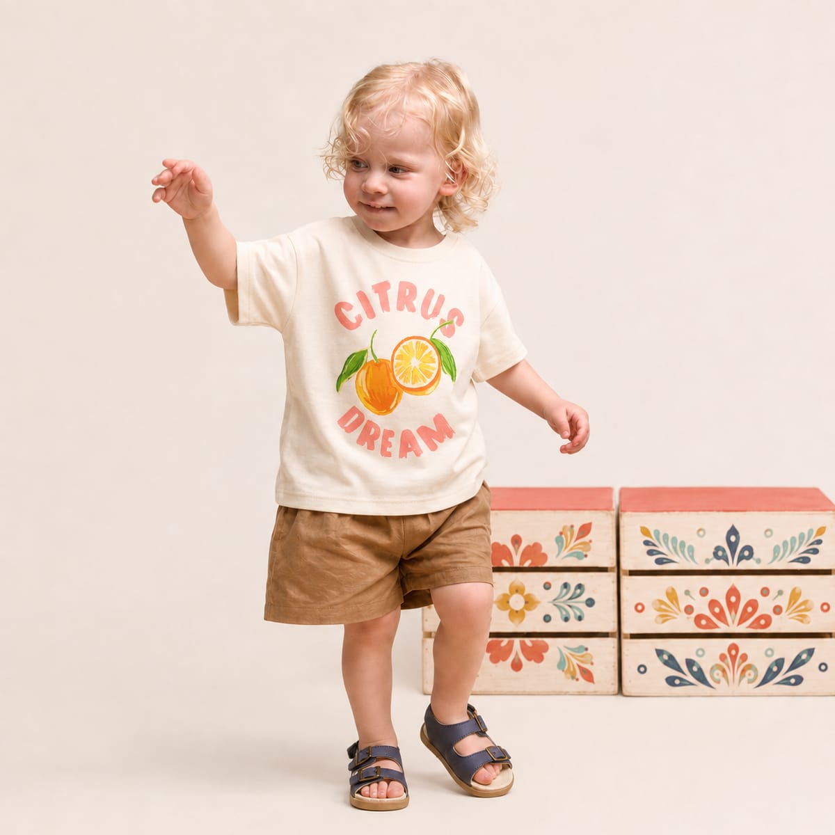 Pretty Brave Boys Shoes Beau Indigo Sandal