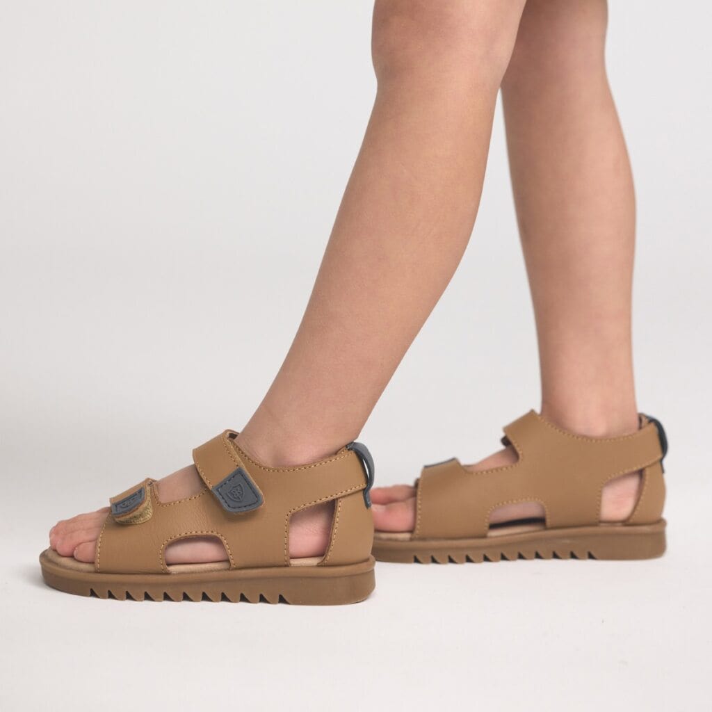 Pretty Brave Boys Shoes Finley Tan Sandal