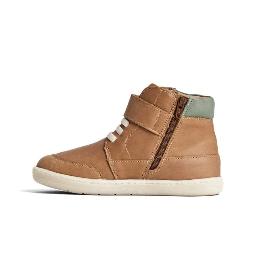 Pretty Brave Boys Shoes Harley Boot in Natural Tan