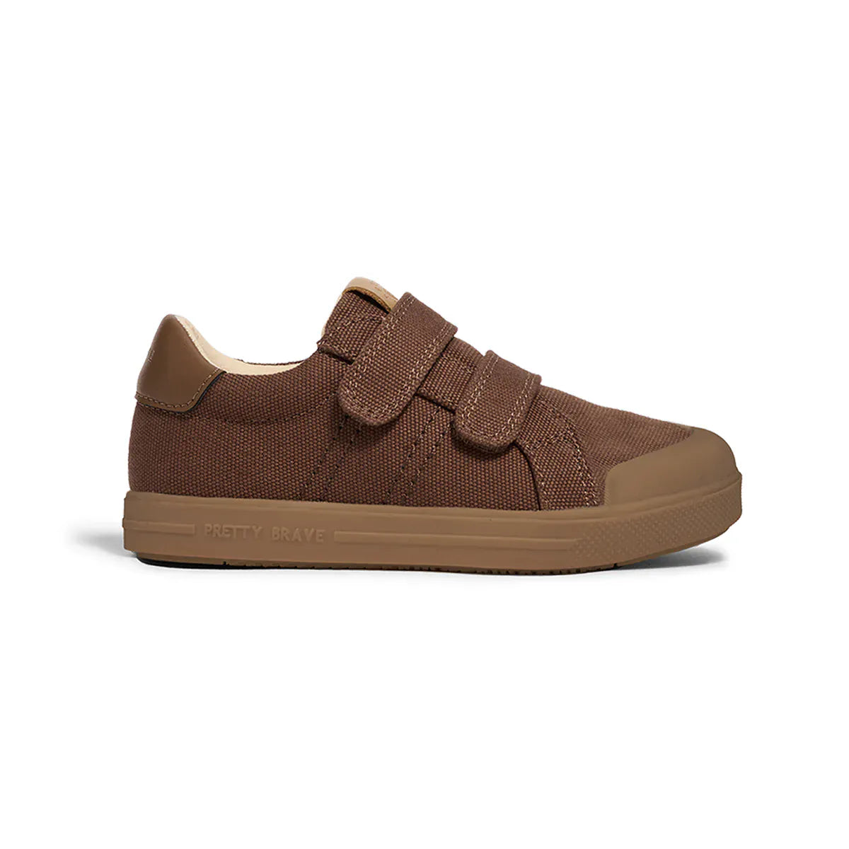Pretty Brave Boys Shoes Otto Canvas Chocolate Sneakers