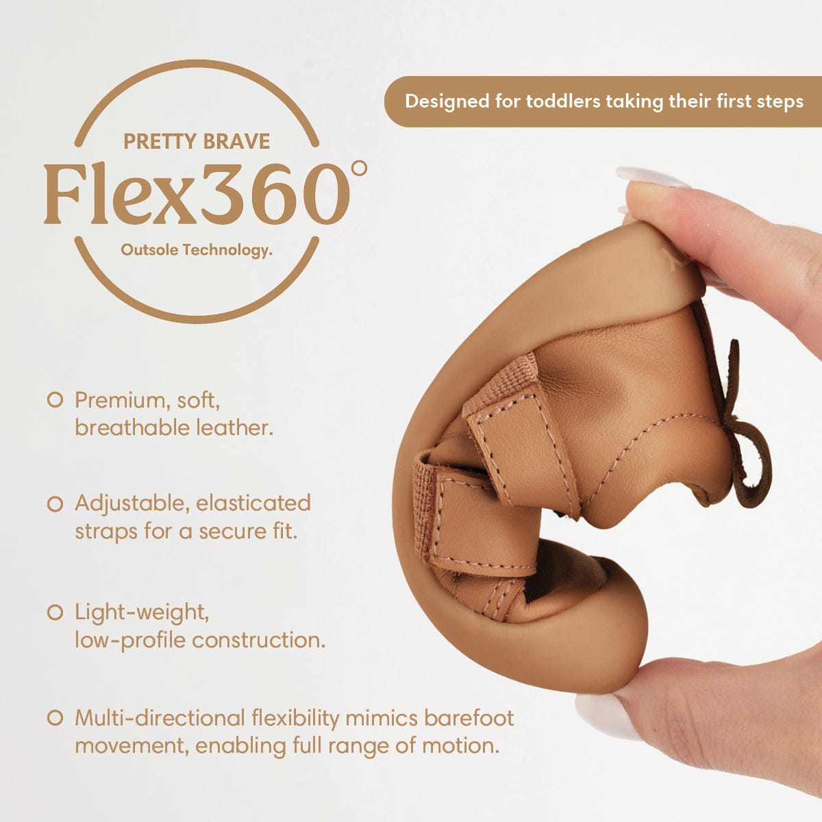 Pretty Brave Boys Shoes TOTO Tan