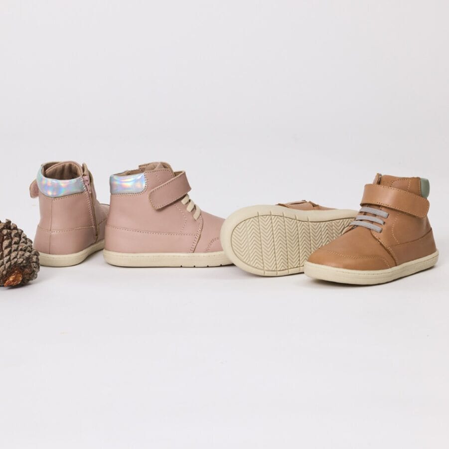 Pretty Brave Girls Shoes Harley Boot in Blush Shimmer