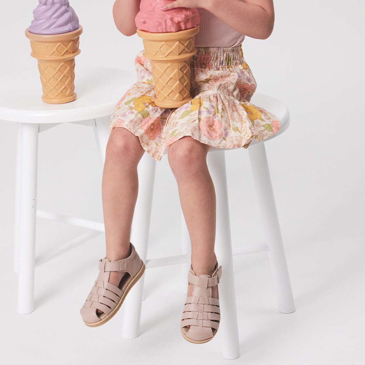 Pretty Brave Girls Shoes Jamie Sandal in Blush