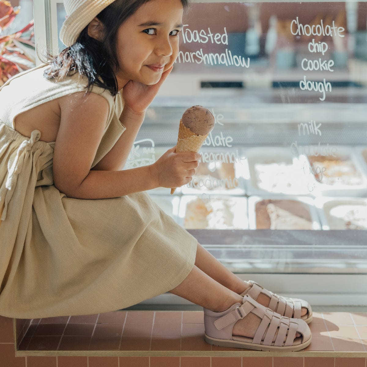Pretty Brave Girls Shoes Jamie Sandal in Blush