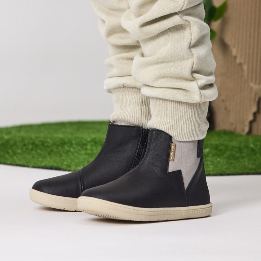 Pretty Brave Unisex Shoes Electric Boot in Jet Black