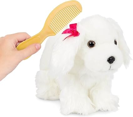 Pucci Pups Toys Pucci Pup Maltese with Pink Crown Glam Bag