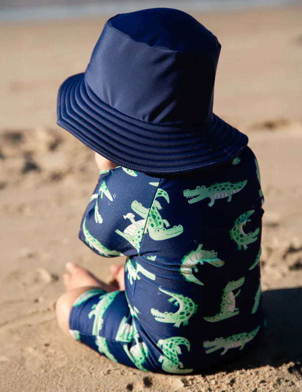Purebaby Accessories Hats Marine Broad Brim Swim Hat