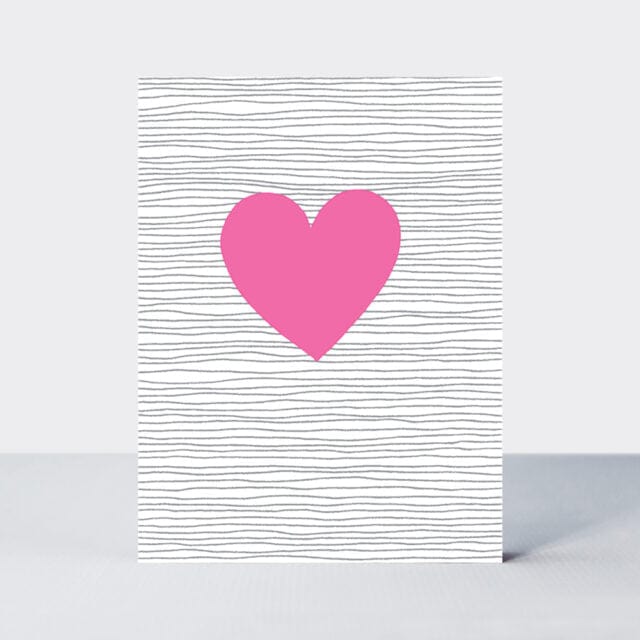 Rachel Ellen Gift Card Red Heart - 10 Pk Mini Notecards