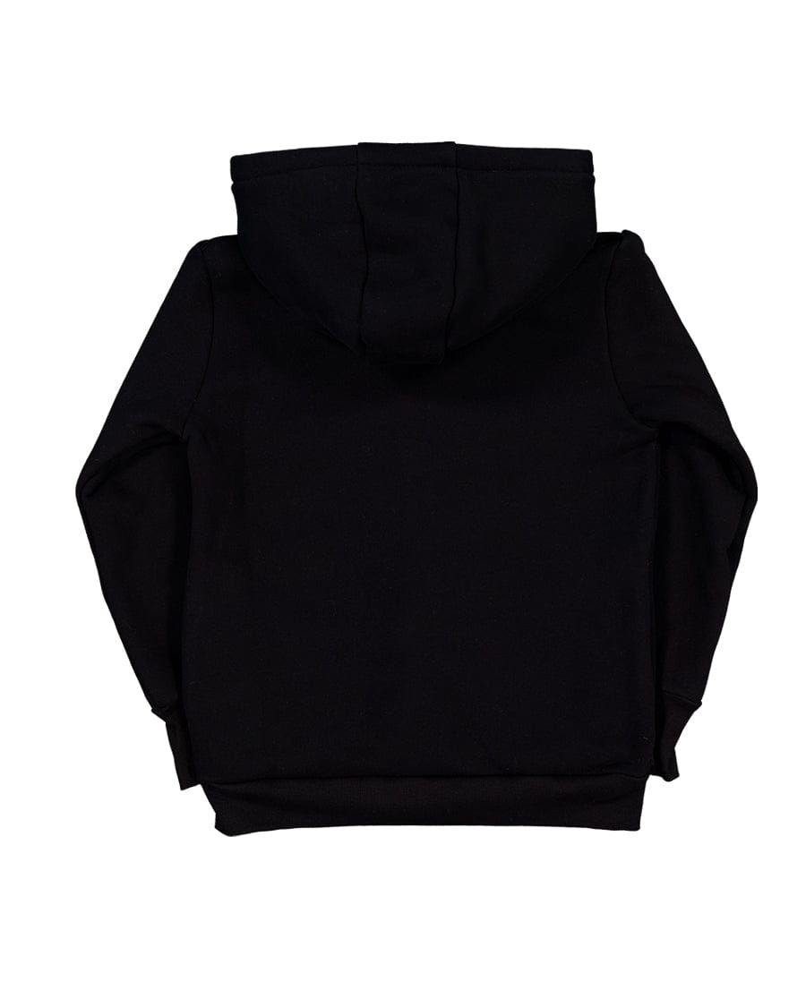 Rad Tribe Unisex Jumper Tribe Zip Hood in Black