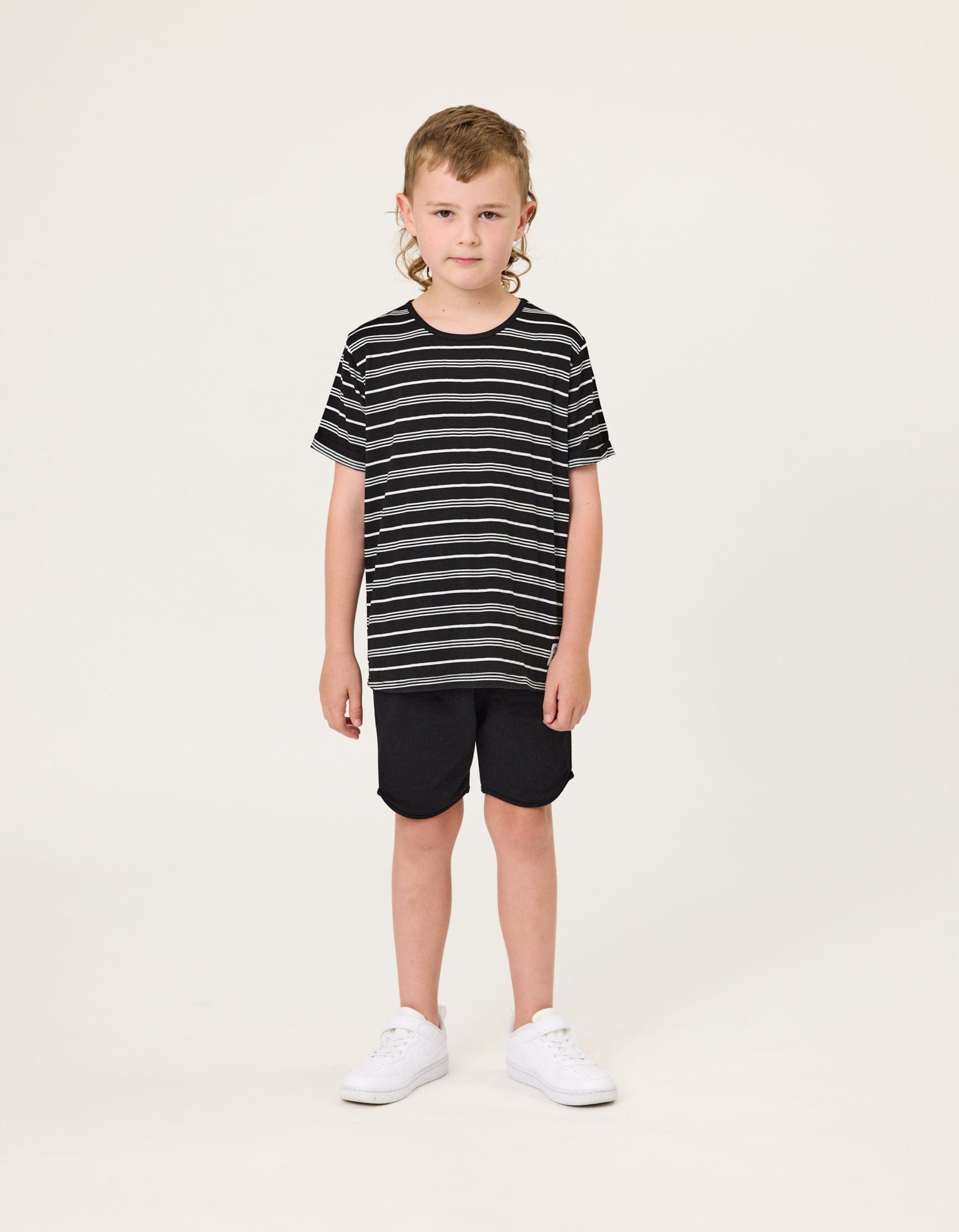Rad Tribe Unisex Tee Rad Tribe Tee in Black and White Stripe
