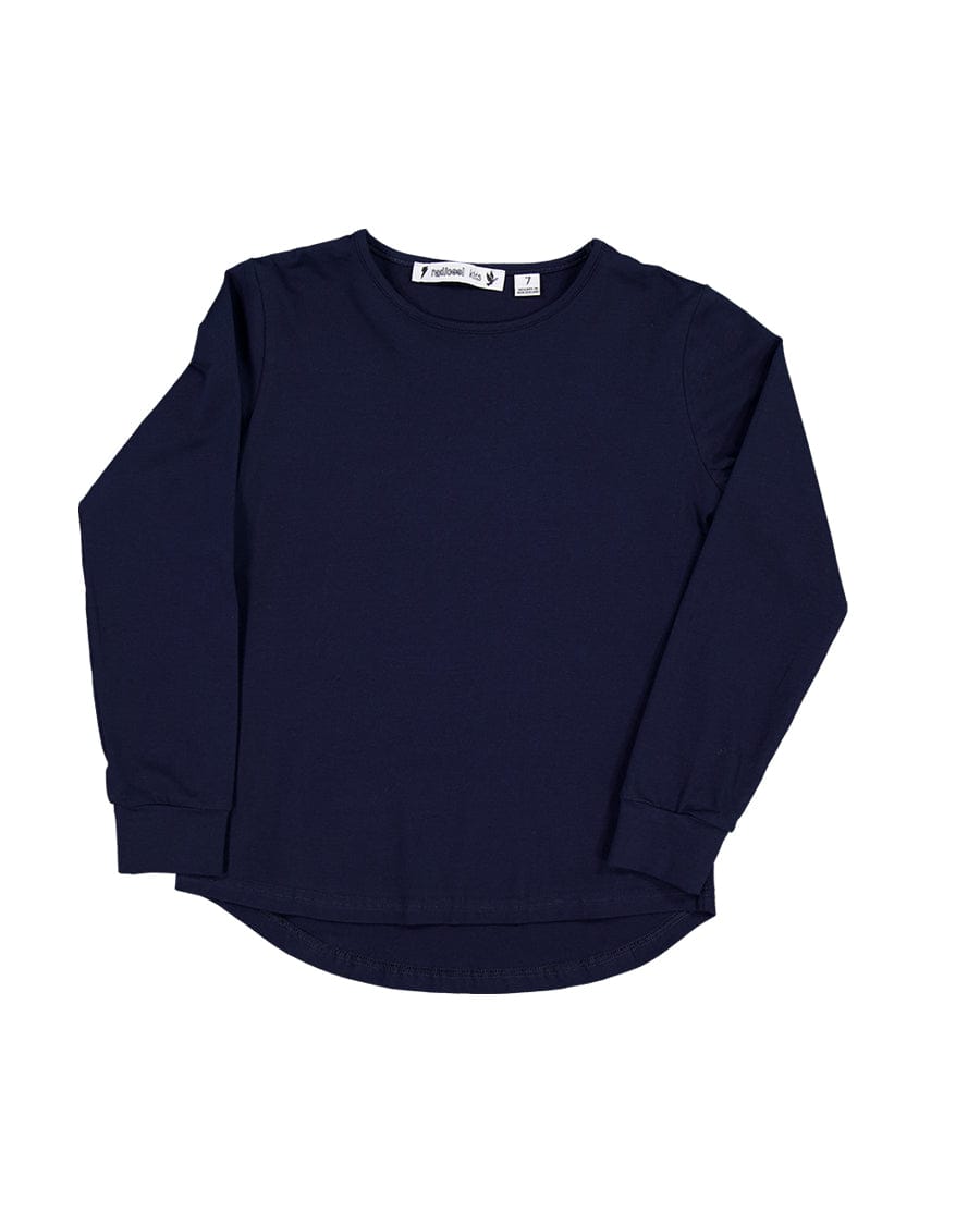 Rad Tribe Unisex Tee Tribe LS Tee in Navy