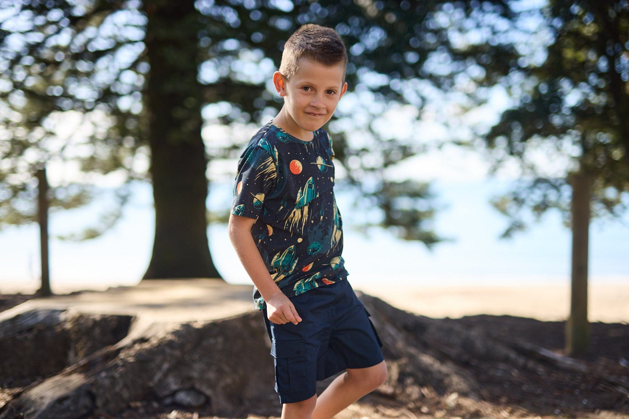 Radicool Dude Boys Bottoms Cargo Short in Navy