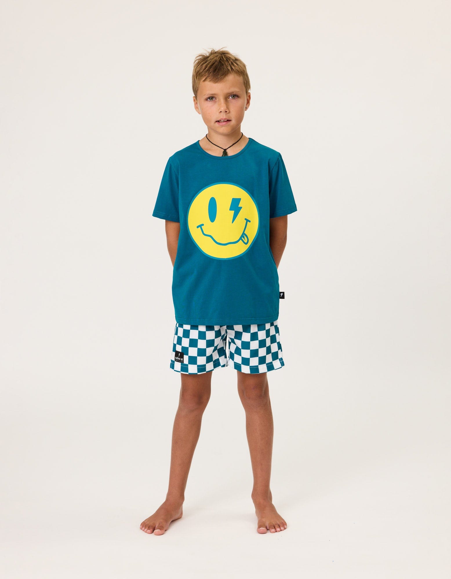 Radicool Dude Boys Bottoms Chequerboard Boardies