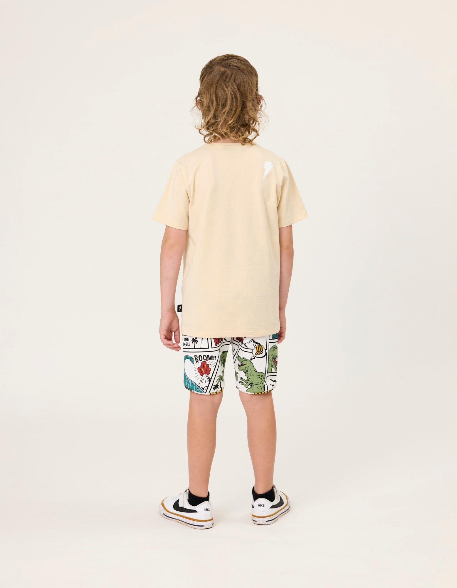 Radicool Dude Boys Bottoms Comic Dino Short