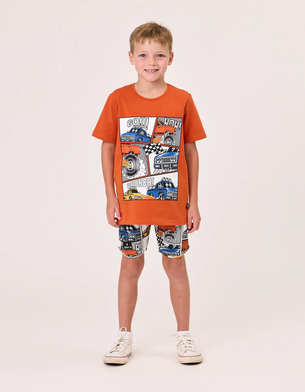 Radicool Dude Boys Bottoms Monster Trucks Short