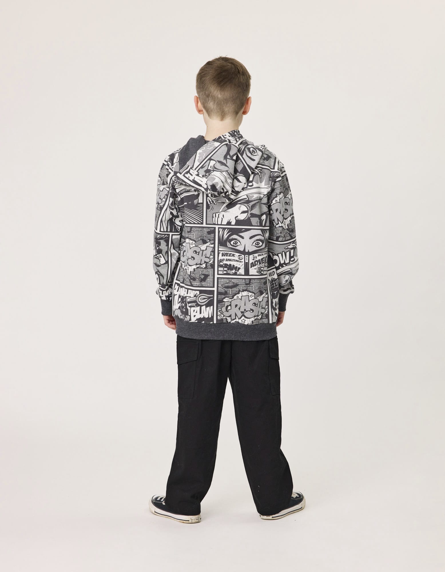 Radicool Dude Boys Jumper Comic Hood