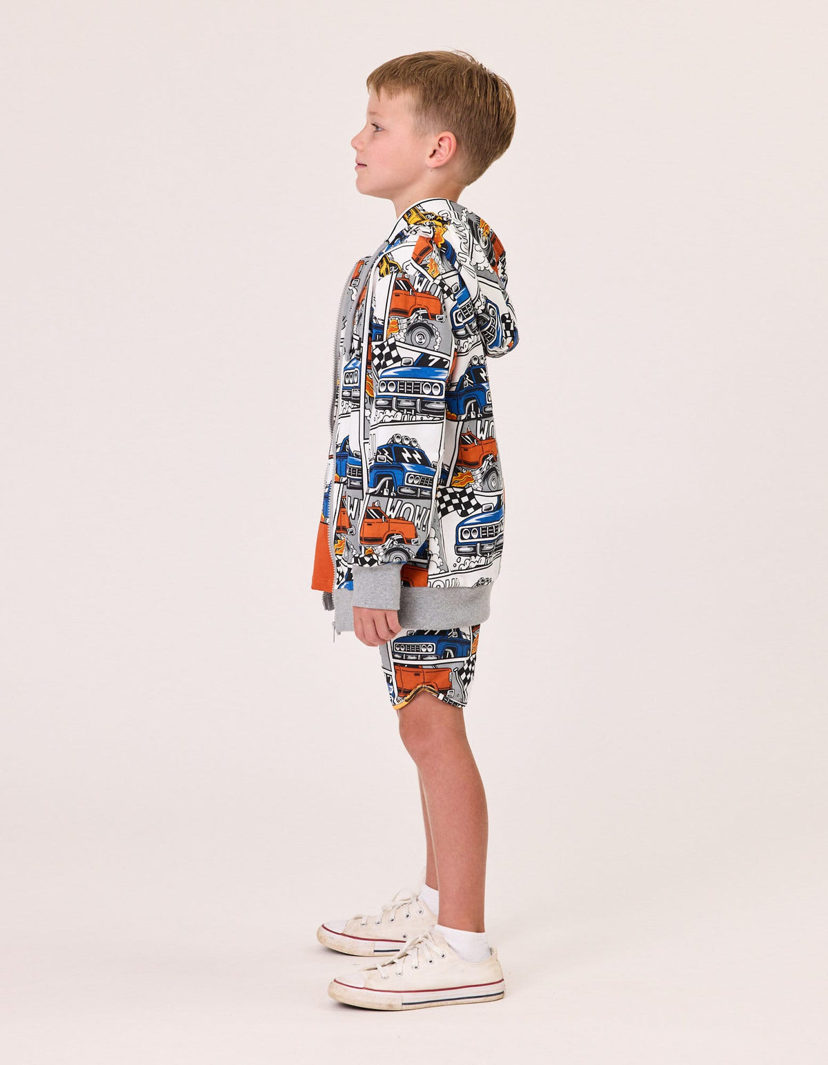 Radicool Dude Boys Jumper Monster Trucks Zip Hood