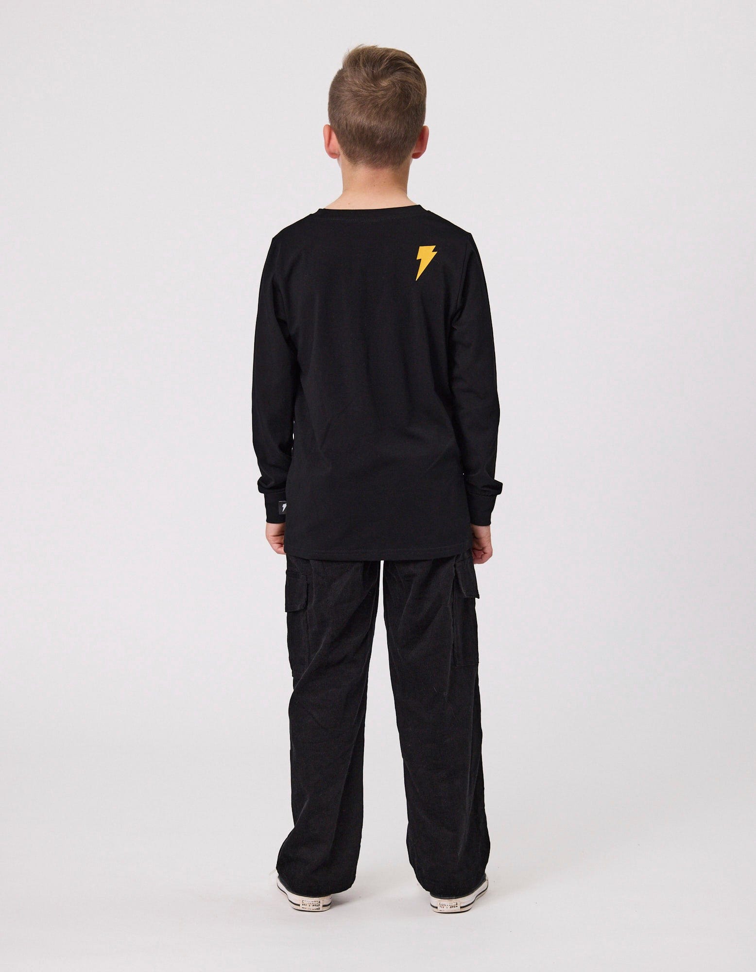 Radicool Dude Boys Pants Skater Cargo Cord Pant in Black