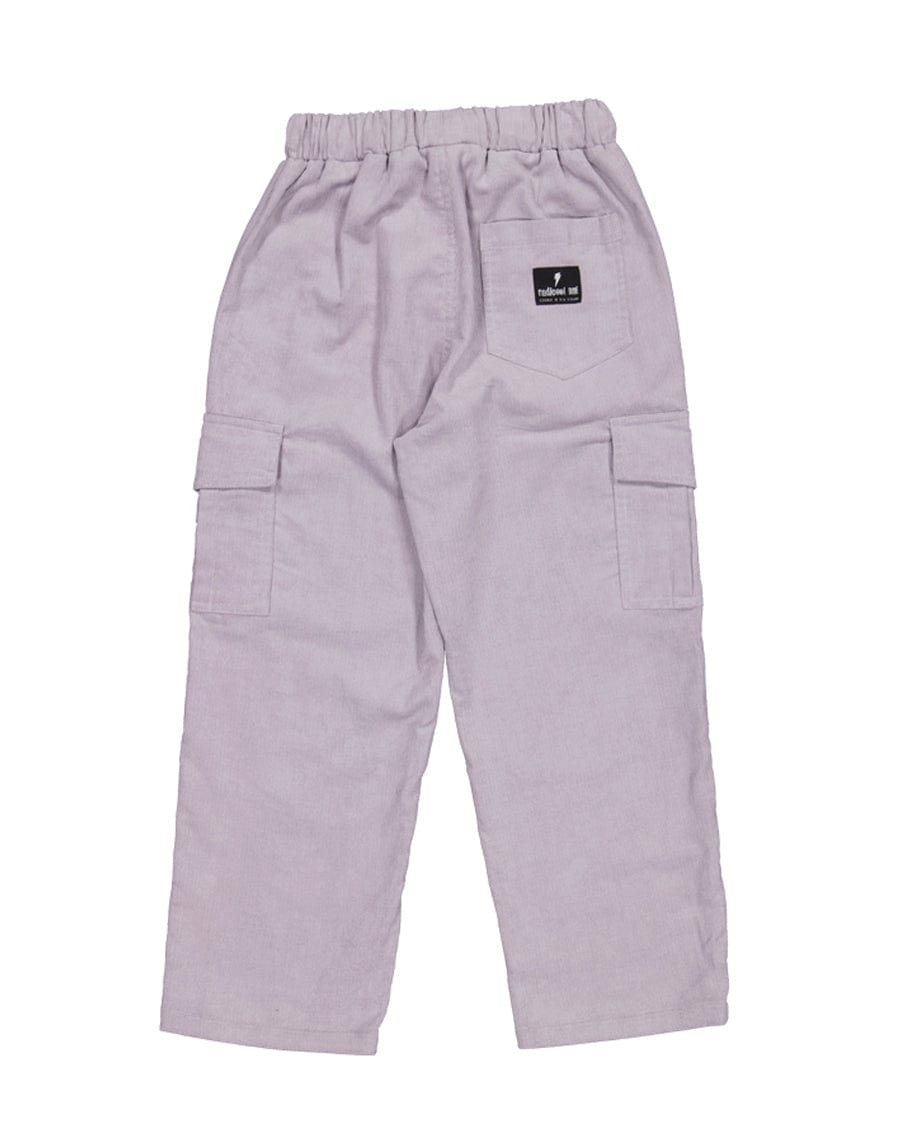 Radicool Dude Boys Pants Skater Cargo Cord Pant in Grey