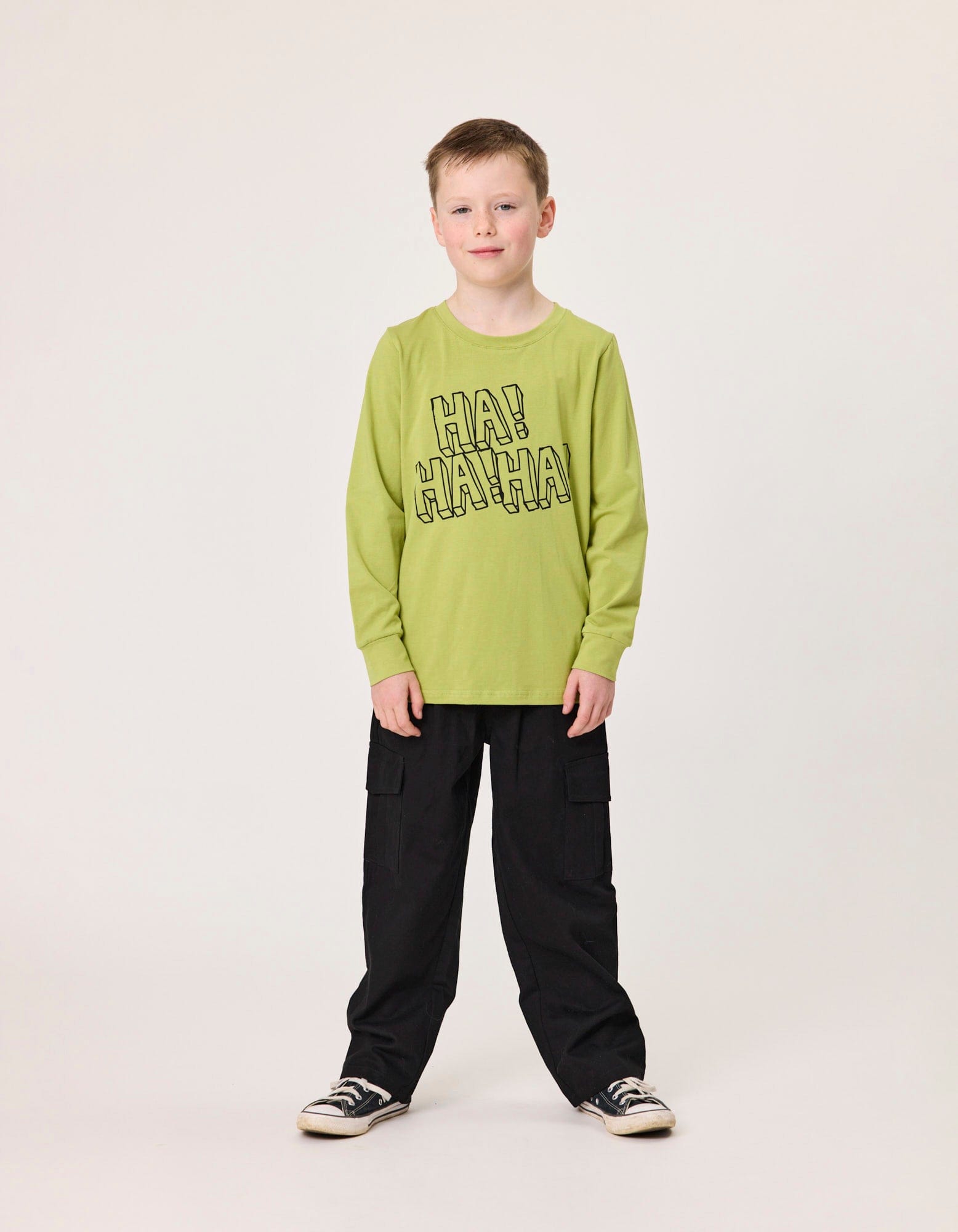 Radicool Dude Boys Tops 3Y HA! HA! HA! LS Tee