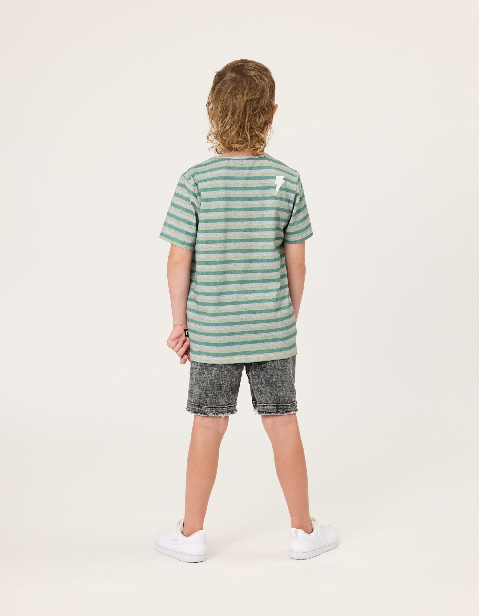 Radicool Dude Boys Tops Grasslands Stripe Tee