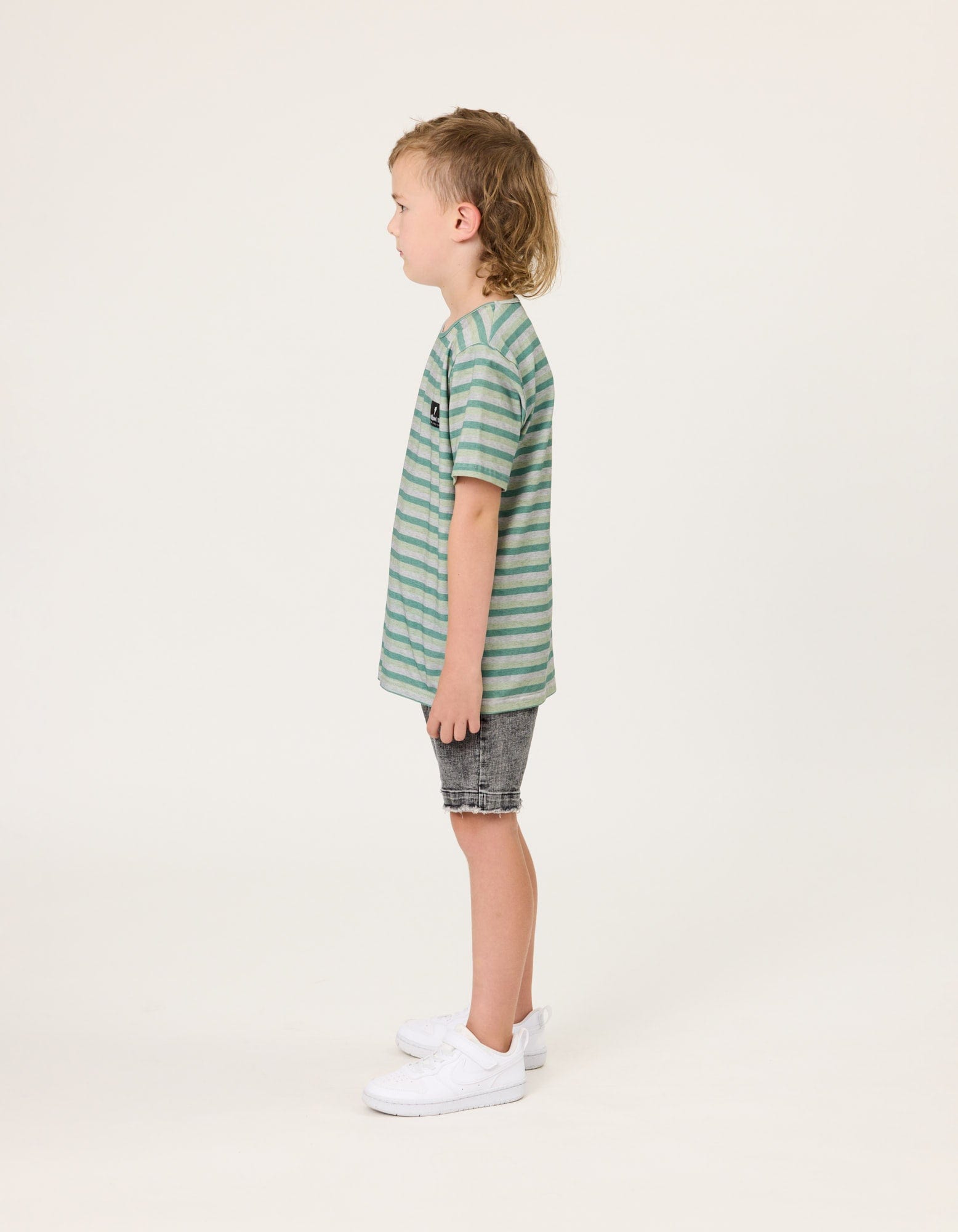 Radicool Dude Boys Tops Grasslands Stripe Tee