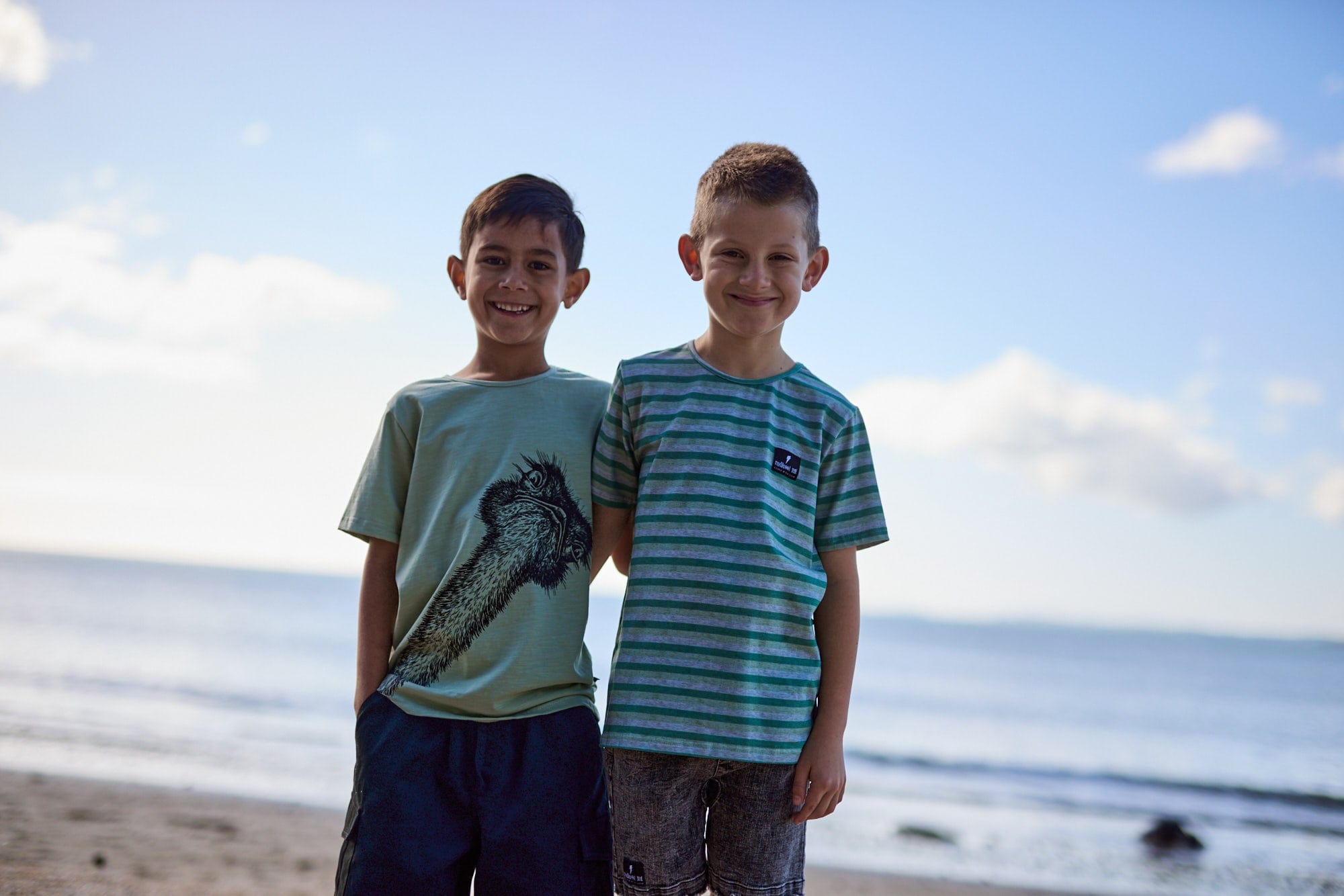 Radicool Dude Boys Tops Grasslands Stripe Tee