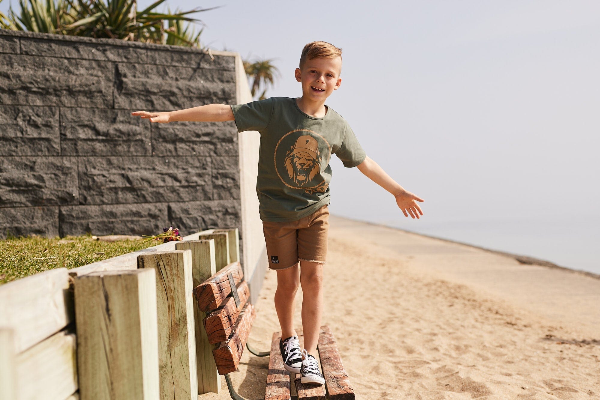 Radicool Dude Boys Tops Lion Dude Tee