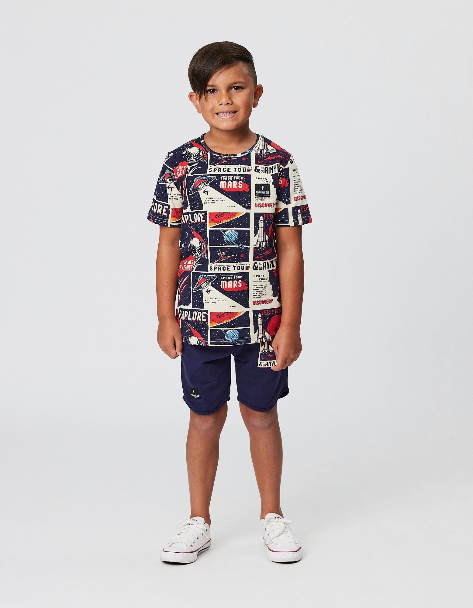 Radicool Dude Boys Tops Space Tour Tee