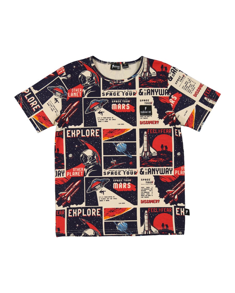 Radicool Dude Boys Tops Space Tour Tee