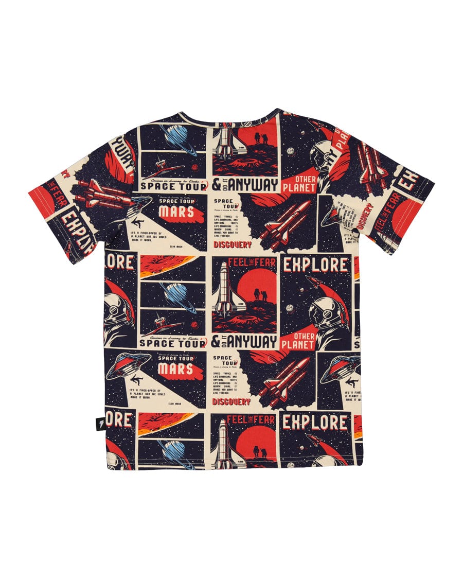 Radicool Dude Boys Tops Space Tour Tee