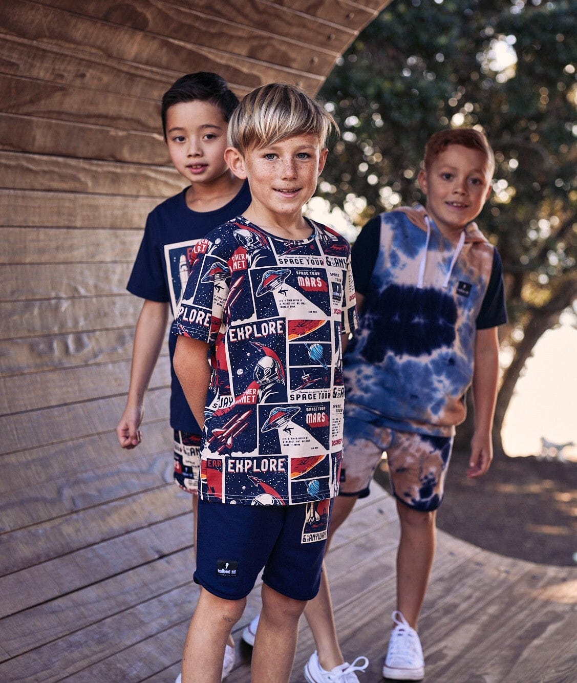 Radicool Dude Boys Tops Space Tour Tee