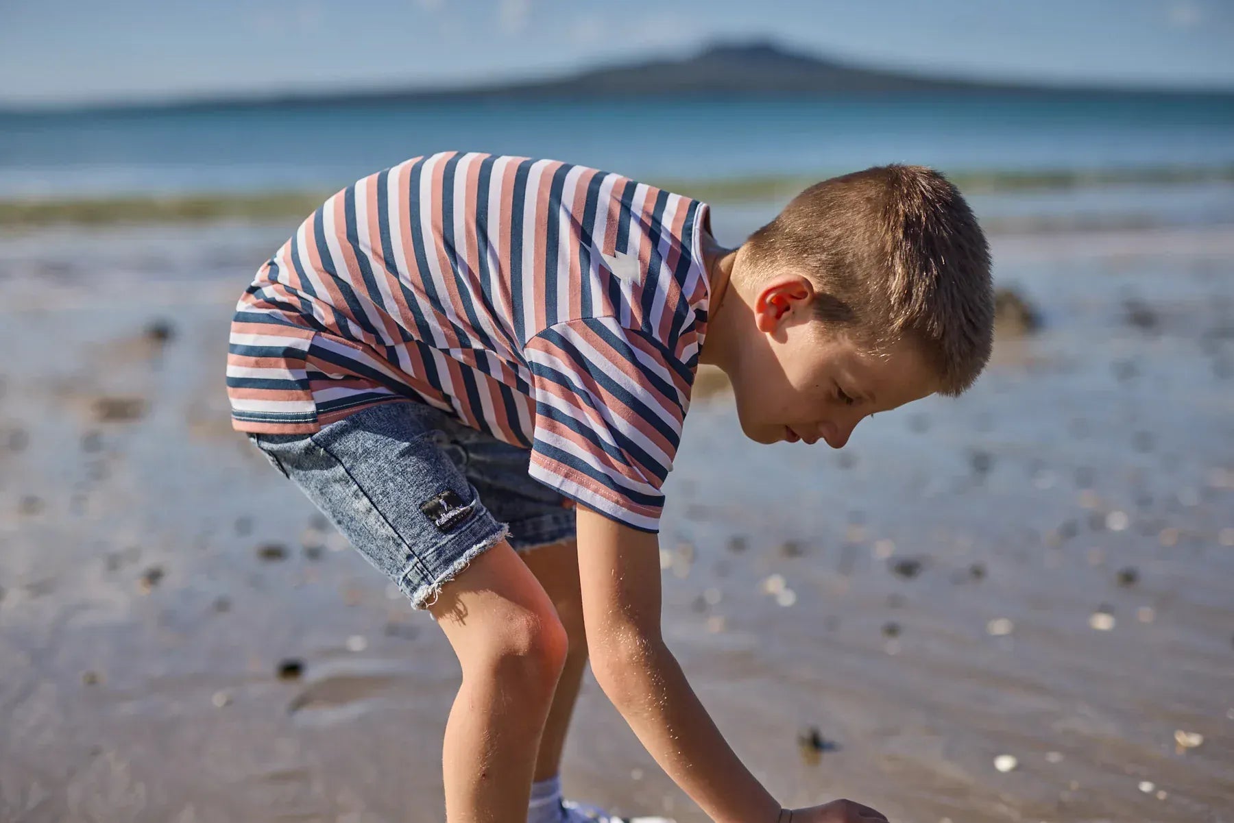 Radicool Dude Boys Tops Triple Stripe Tee
