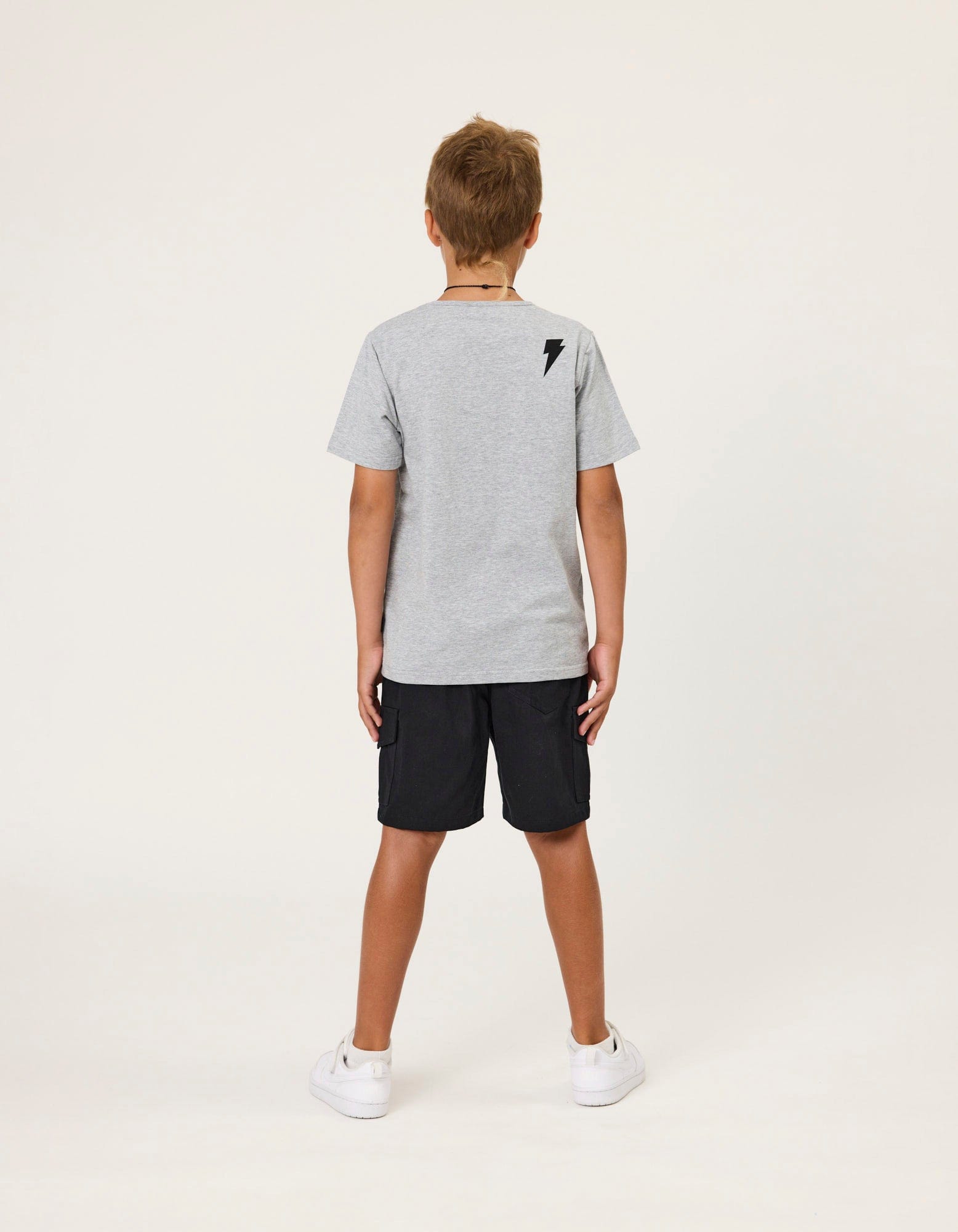 Radicool Dude Boys Tops Wild Tee in Grey Marl