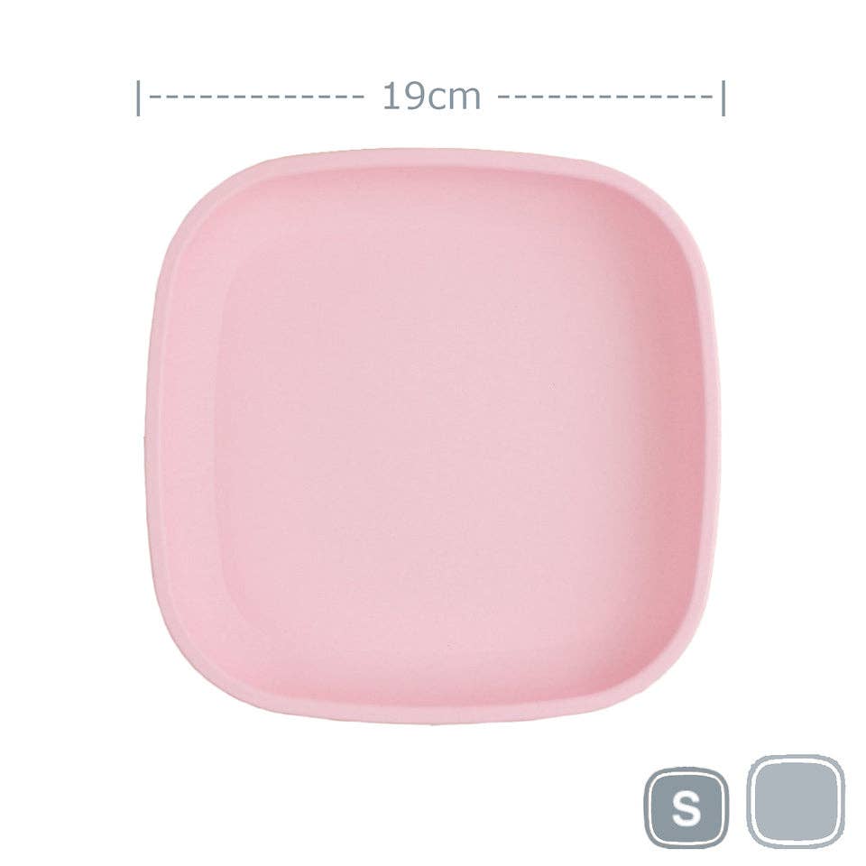 Re-Play Accessory Feeding Re-Play Flat Plate - Ice Pink