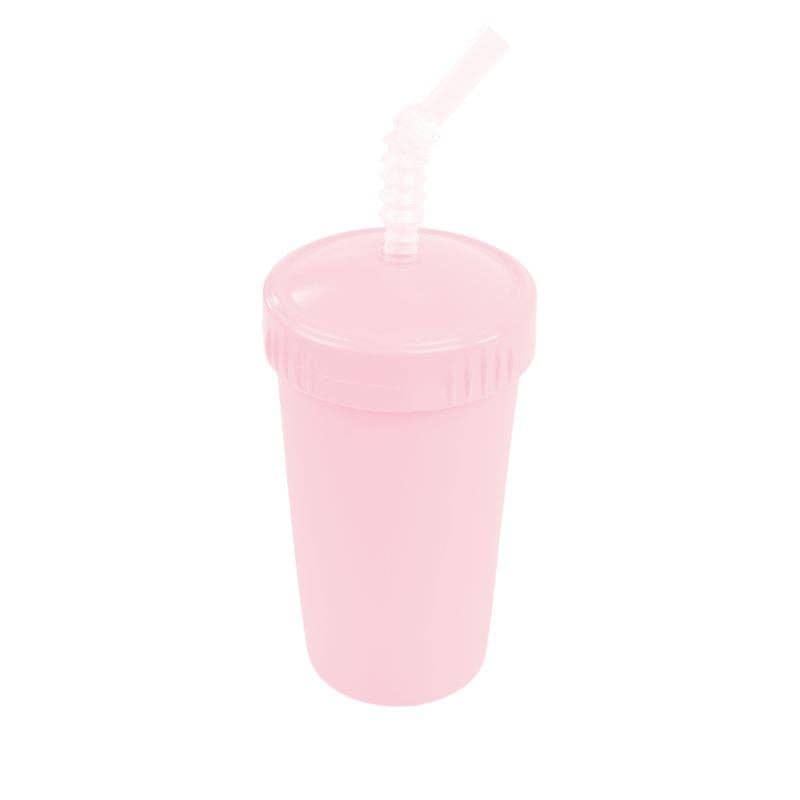 Re-Play Accessory Feeding Re-Play Straw Cup with Reusable Straw - Ice Pink