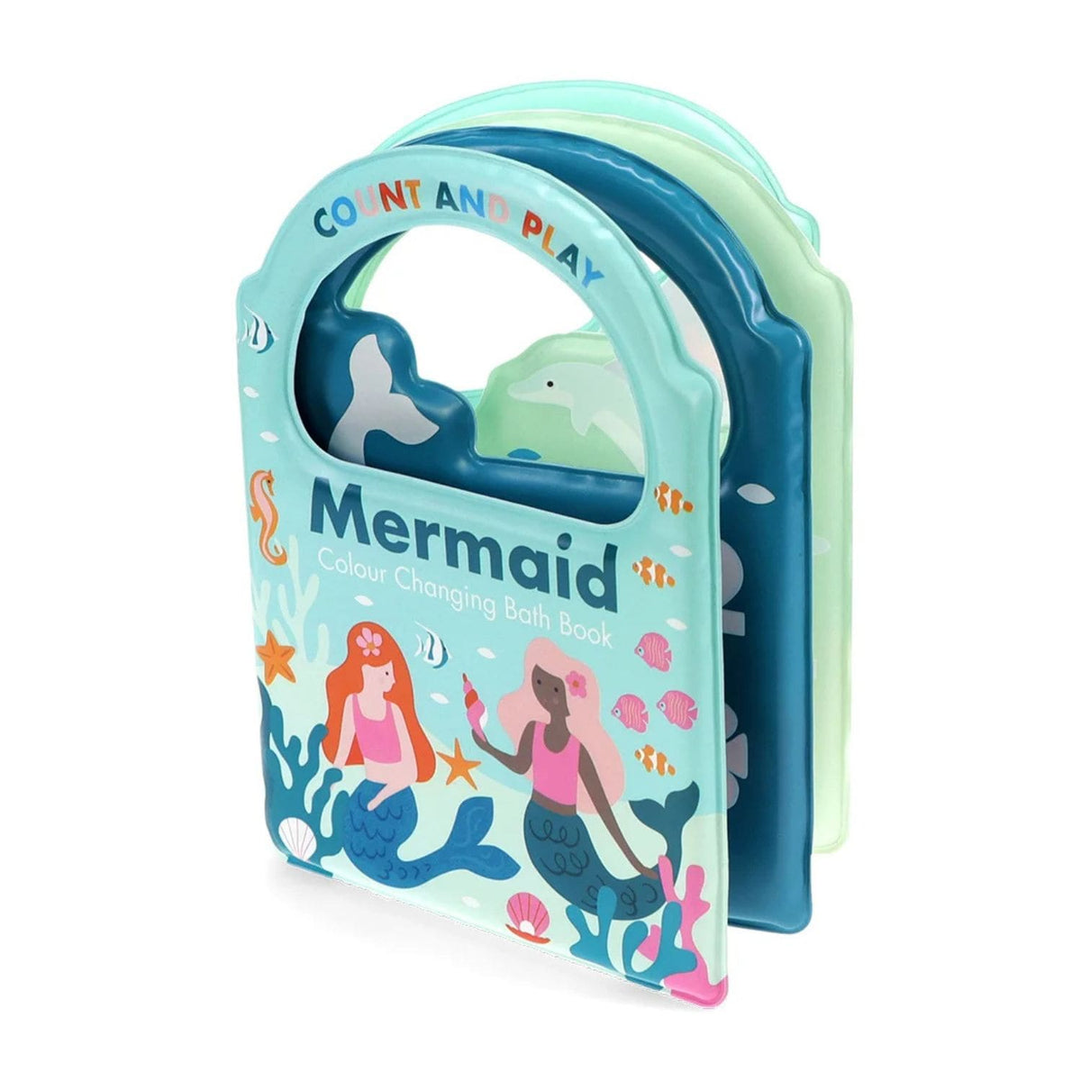 Rex London Bath Toys Colour Changing Bath Book - Mermaids