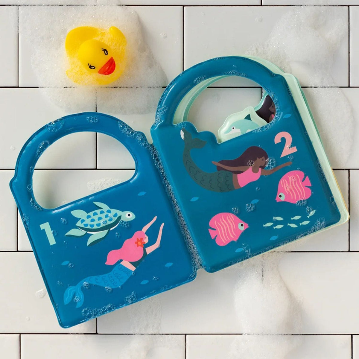 Rex London Bath Toys Colour Changing Bath Book - Mermaids