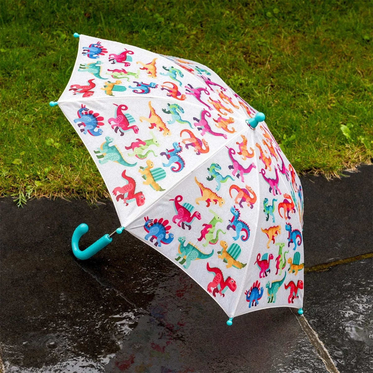 Rex London Children Accessories Children's Push-Up Umbrella - Baby Dinos