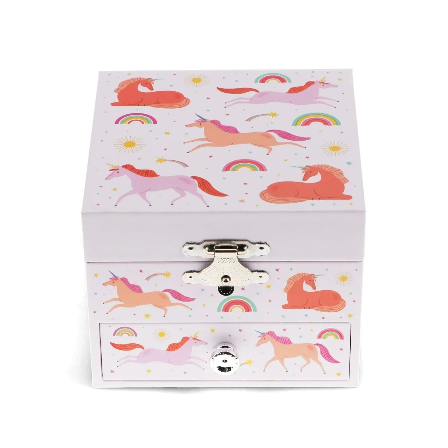 Rex London Girls Accessory Musical Jewellery Box - Unicorn
