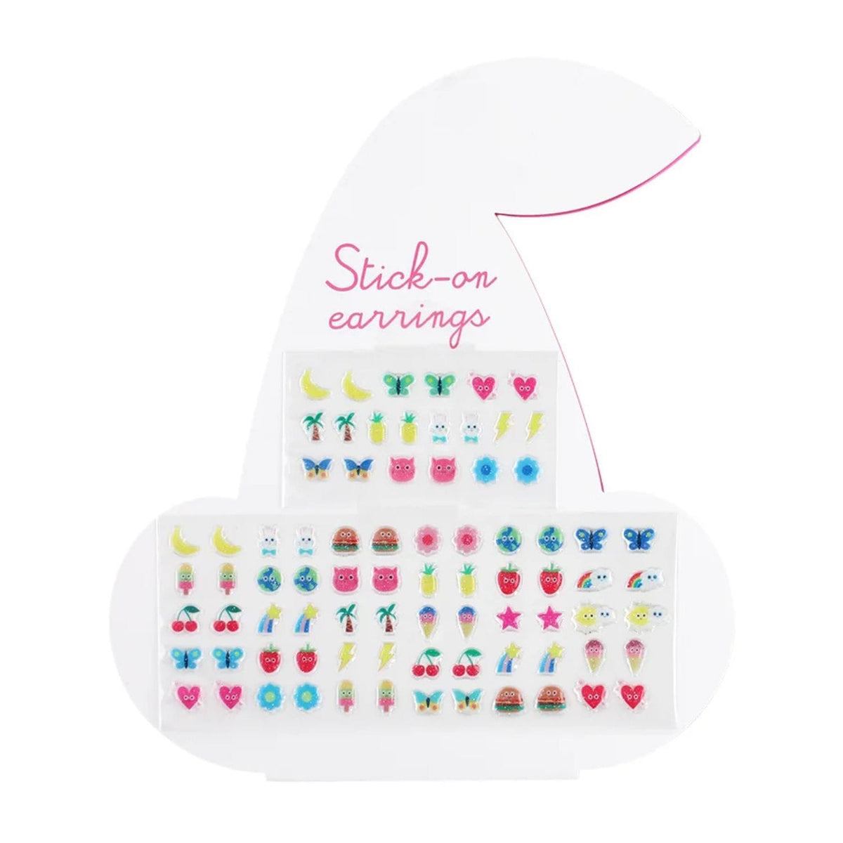 Rex London Girls Accessory Stick On Earrings - Cherry