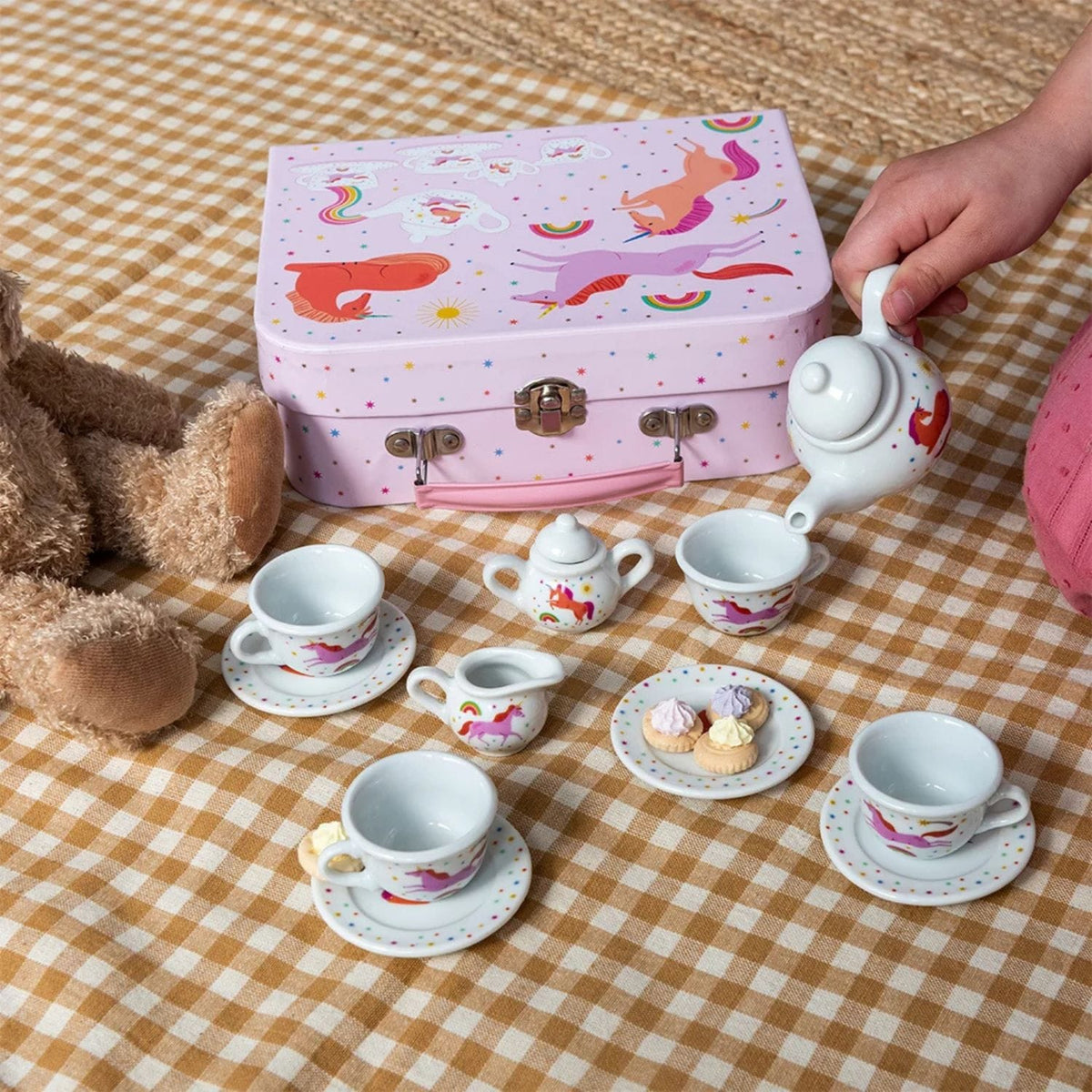 Rex London Toys Ceramic Tea Party Set - Unicorn